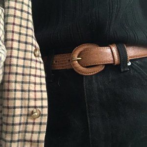 Vintage italian leather belt